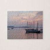 Bar Harbour Ships at Sunrise II Puzzle (Horizontal)