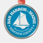 Bar Harbour (Sloop) Ornament Aus Metall (Vorne)