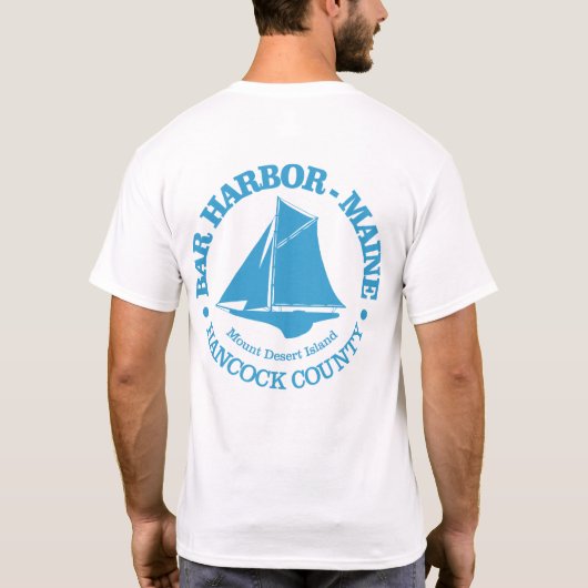 Bar Harbour (Sloop) T-Shirt (Rückseite)