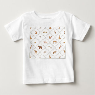 Bär Hase Kaninchen Fuchs Waldtiere Wald Kinder Baby T-shirt