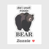 Bär hat ich genoss Funny Bear Aufkleber (Blatt)