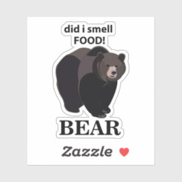 Bär hat ich genoss Funny Bear Aufkleber
