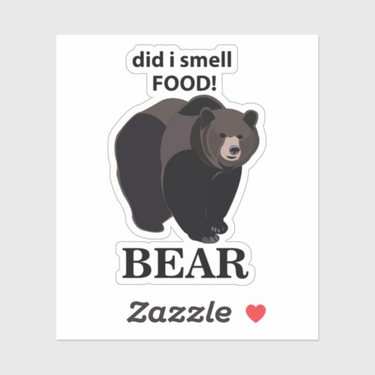 Bär hat ich genoss Funny Bear Aufkleber (Blatt)