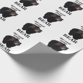 Bär hat ich genoss Funny Bear Geschenkpapier (Ecke)