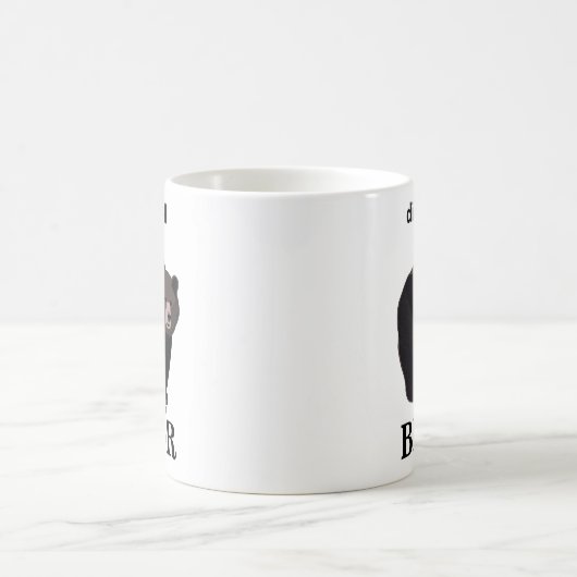 Bär hat ich genoss Funny Bear Kaffeetasse (Mittel)