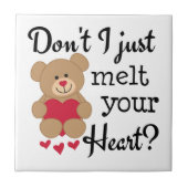 Bar Heart Melt Fliese (Vorderseite)