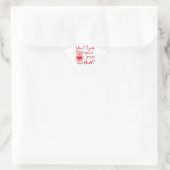 Bar Heart Melt Stern-Aufkleber (Tasche)