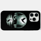 Bär Hirsch Adler Mond Wald Silhouette Case-Mate iPhone Hülle (Rückseite (Horizontal))
