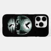 Bär Hirsch Adler Mond Wald Silhouette Case-Mate iPhone Hülle (Rückseite (Horizontal))