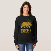Bär+Hirsch Bier Funny Sweatshirt (Vorne ganz)