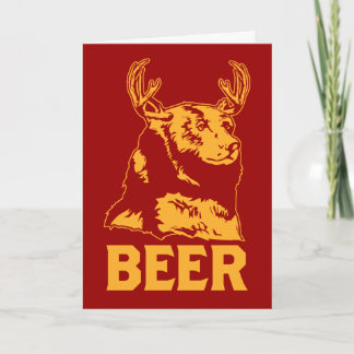 Bär + Hirsch = Bier Karte