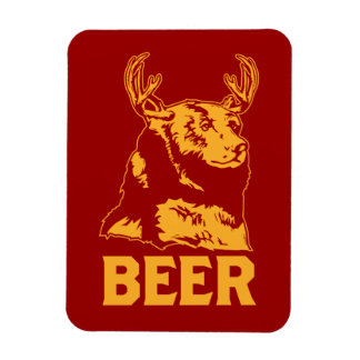 Bär + Hirsch = Bier Magnet