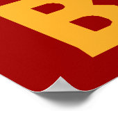 Bär + Hirsch = Bier Poster (Ecke)