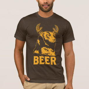 Bär + Hirsch = Bier T-Shirt
