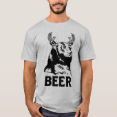 Bär + Hirsch = Bier T-Shirt (Vorderseite)