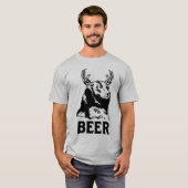 Bär + Hirsch = Bier T-Shirt (Vorne ganz)