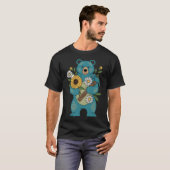 Bär Holzarbeits Hammer Geschenk T-Shirt (Vorne ganz)