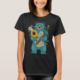 Bär Holzarbeits Hammer Geschenk T-Shirt