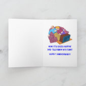 Bar-Hoppin - Jahrestag Karte (Innenseite)