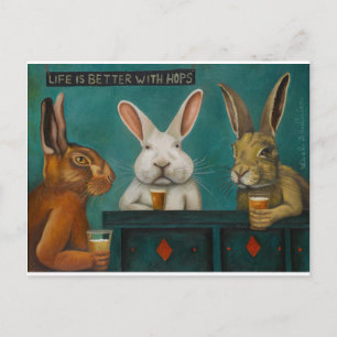 Bar Hopping Postkarte