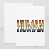 Bär human feiertagskarte (Vorne/Hinten)