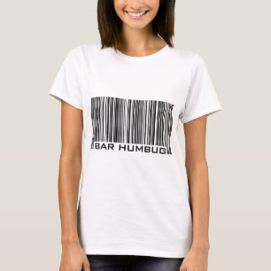 Bar Humbug (Bah Humbug) Anti-Weihnachts-Bar-Code T-Shirt