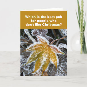 Bar Humbug-Karte Feiertagskarte