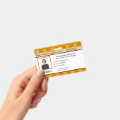 Bar-ID für benutzerdefinierte Mitarbeiter Ausweis (Handheld)