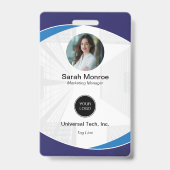 Bar-ID für das Logo des benutzerdefinierten Untern Ausweis (Front)