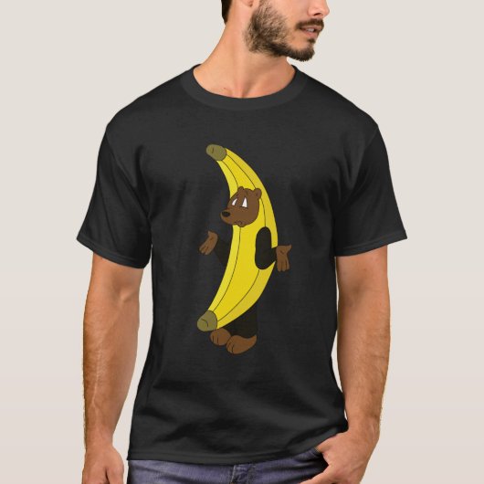 Bär im Bananen-Anzug T-Shirt (Vorderseite)