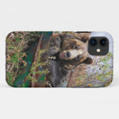 Bär im Boot Case-Mate iPhone Hülle (Rückseite (Horizontal))