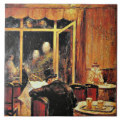 Bar im Cafe Bauer von Lesser Ury Fliese (Vorderseite)