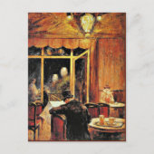 Bar im Cafe Bauer von Lesser Ury Postkarte (Vorderseite)