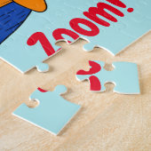 Bär im Flugzeug! Personalisiertes Kind Puzzle (Seite)