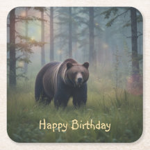 Bär im magischen Wald