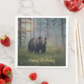 Bär im Magischen Wald Serviette (Beispiel)