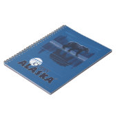 Bär im Mondlicht - Curry, Alaska Notizblock (Linke Seite)