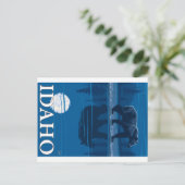 Bär im Mondlicht - Idaho Postkarte (Stehend Vorderseite)