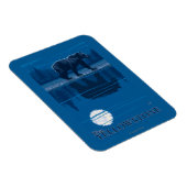 Bär im Mondlicht - West Yellowstone, Montana Magnet (Rechte Seite)