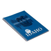 Bär im MondlichtIdahoVintage Reiseplaner Notizblock (Rechte Seite)