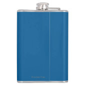 Bär im Mondschein - Anchorage, Alaska Flachmann (Rückseite)