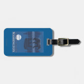 Bär im Mondschein - Berg Adams, Washington Gepäckanhänger (Vorderseite horizontal)