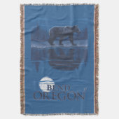 Bär im Mondschein - Biegung, Oregon Decke (Vorderseite Vertikal)