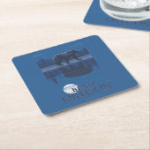 Bär im Mondschein - Biegung, Oregon Rechteckiger Pappuntersetzer (angewinkelt)