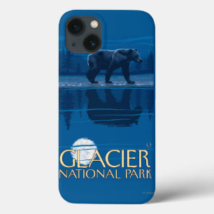 Bär im Mondschein - Glacier Nationalpark, M.Ü. Case-Mate iPhone Hülle