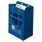 Bär im Mondschein - Glacier Nationalpark, M.Ü. Mittlere Geschenktüte (Rückseite Schrägansicht)