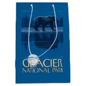 Bär im Mondschein - Glacier Nationalpark, M.Ü. Mittlere Geschenktüte (Vorderseite)