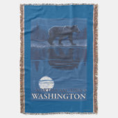 Bär im Mondschein - Nordkaskaden, Washington Decke (Vorderseite Vertikal)