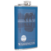 Bär im Mondschein - Nordkaskaden, Washington Flachmann (Rechts)