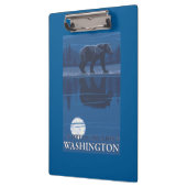 Bär im Mondschein - Nordkaskaden, Washington Klemmbrett (Links)